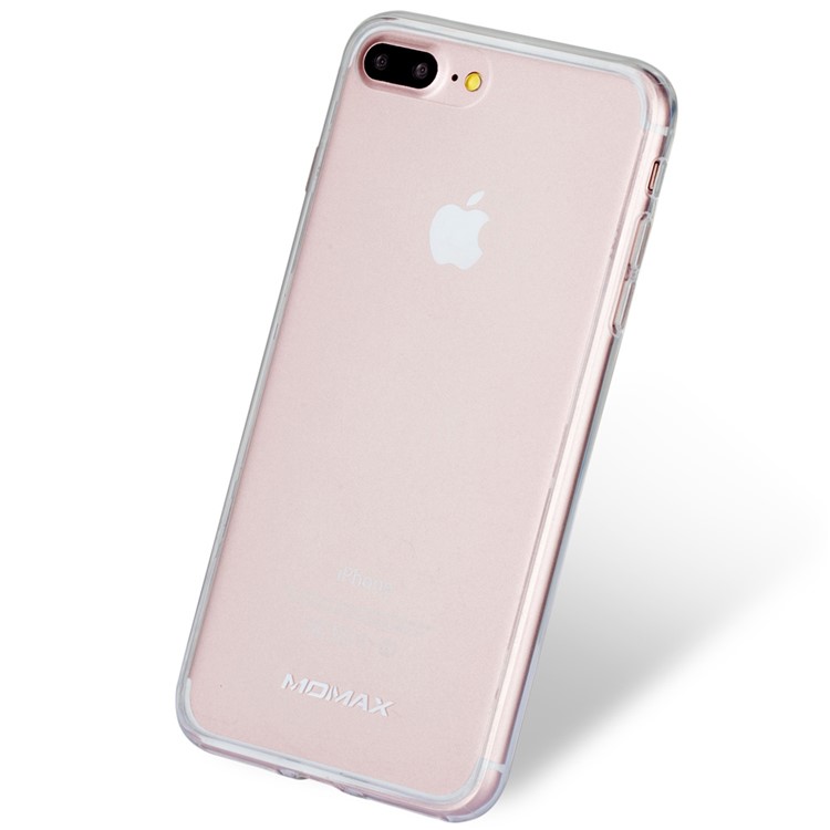 MOMAX Gradient Crystal Clear Phone Case for iPhone 7 Plus (PC + TPU Edges) - Transparent-9