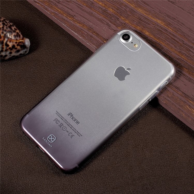 KANJIAN Gradient Color Phone Case for iPhone 7 4.7 inch (TPU Material) - Grey-1