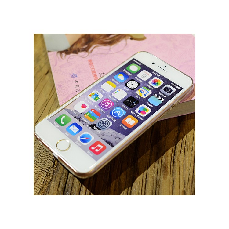 SULADA Elegant Rhinestone Decorated TPU Case for iPhone 6s 6 - Flower Pendant-2