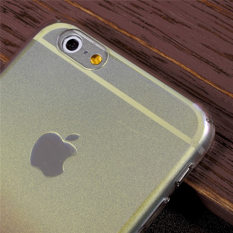 KANJIAN Clear Gradient Color Blue-ray PC Cell Phone Case for iPhone 6s Plus / 6 Plus - Purple-5
