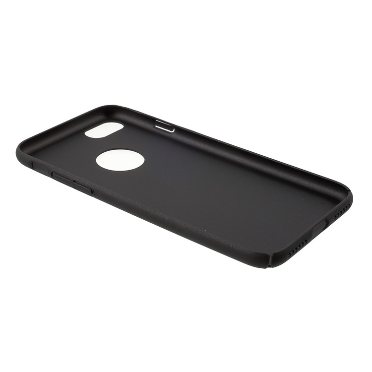 KANJIAN for iPhone 7 4.7 inch Silky Touch Rubberized PC Mobile Phone Case - Black-4