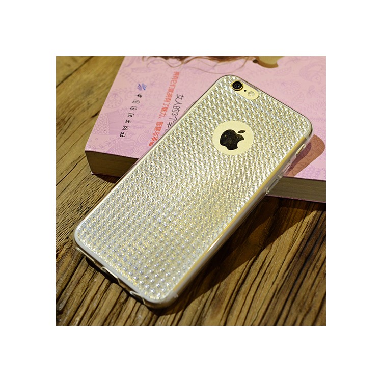 SULADA 3D Convex Concave TPU Phone Case for iPhone 6s 6 - Transparent-1