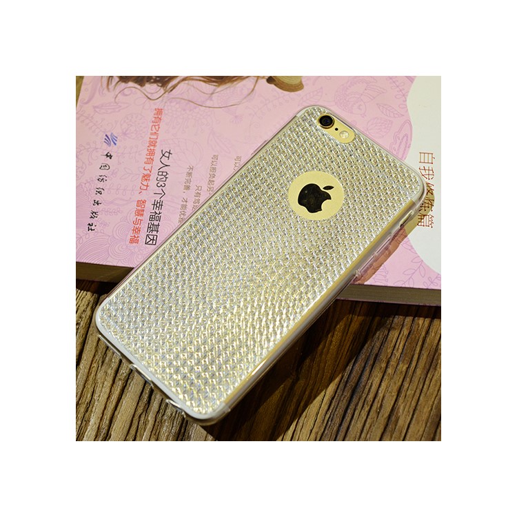 SULADA 3D Convex Concave TPU Phone Case for iPhone 6s 6 - Transparent-2