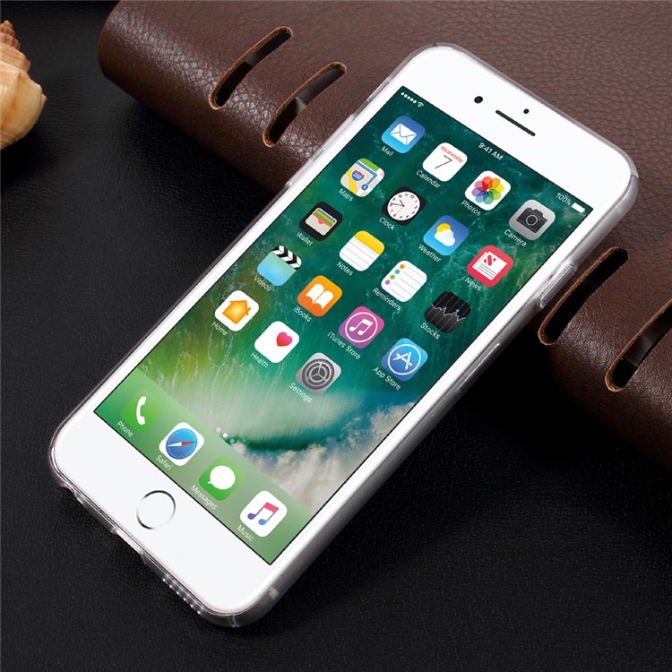 KANJIAN Perforated Holes PC Mobile Phone Cover for iPhone 6s Plus / 6 Plus - Transparent-2