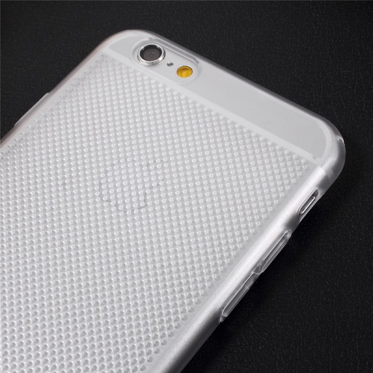 KANJIAN Perforated Holes PC Mobile Phone Cover for iPhone 6s Plus / 6 Plus - Transparent-4