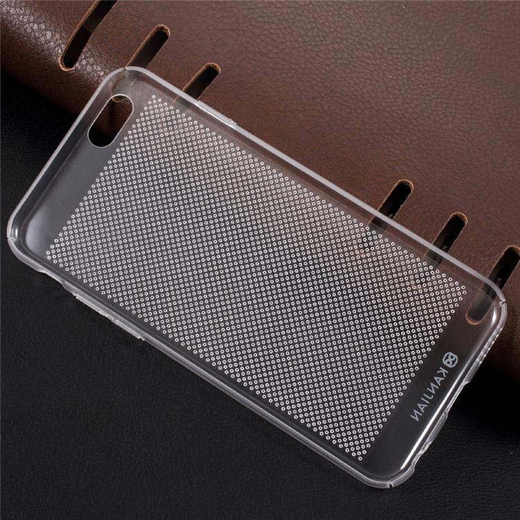 KANJIAN Perforated Holes PC Mobile Phone Cover for iPhone 6s Plus / 6 Plus - Transparent-7