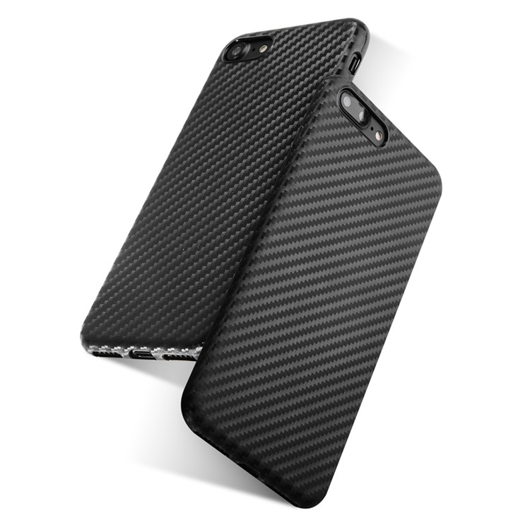 SULADA Carbon Fiber Texture Cell Phone Case (TPU) for iPhone 7 4.7 inch - Black-8