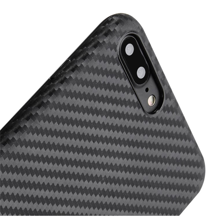 SULADA Carbon Fiber Texture Cell Phone Case (TPU) for iPhone 7 Plus - Black-12