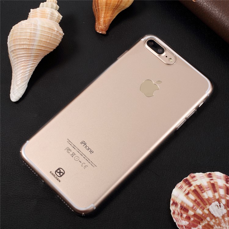 KANJIAN Glossy Transparent Hard Mobile Phone Cover Casing for iPhone 7 Plus 5.5 Inch-1