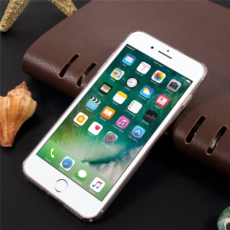 KANJIAN Glossy Transparent Hard Mobile Phone Cover Casing for iPhone 7 Plus 5.5 Inch-2
