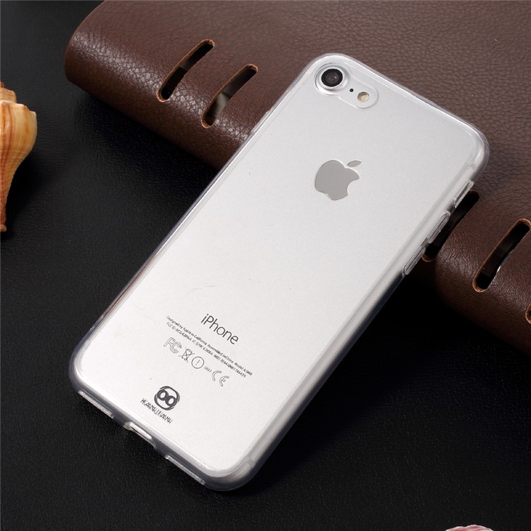 KANJIAN Crystal Clear Phone Case PC + TPU Cover for iPhone 7 4.7 Inch-1