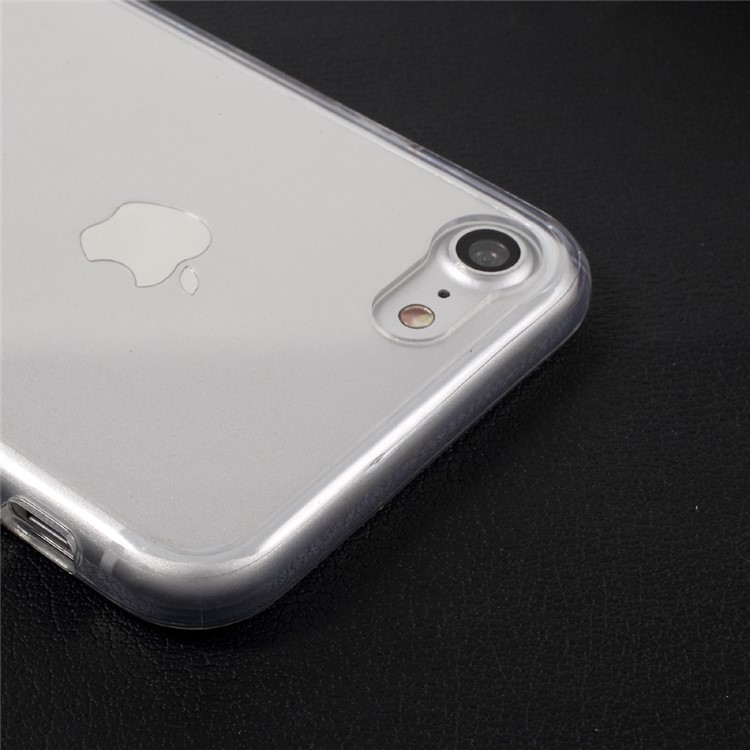 KANJIAN Crystal Clear Phone Case PC + TPU Cover for iPhone 7 4.7 Inch-4
