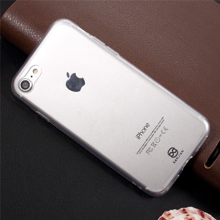 KANJIAN Crystal Clear Phone Case PC + TPU Cover for iPhone 7 4.7 Inch-6