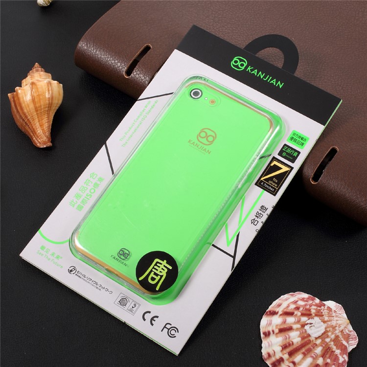 KANJIAN Crystal Clear Phone Case PC + TPU Cover for iPhone 7 4.7 Inch-9
