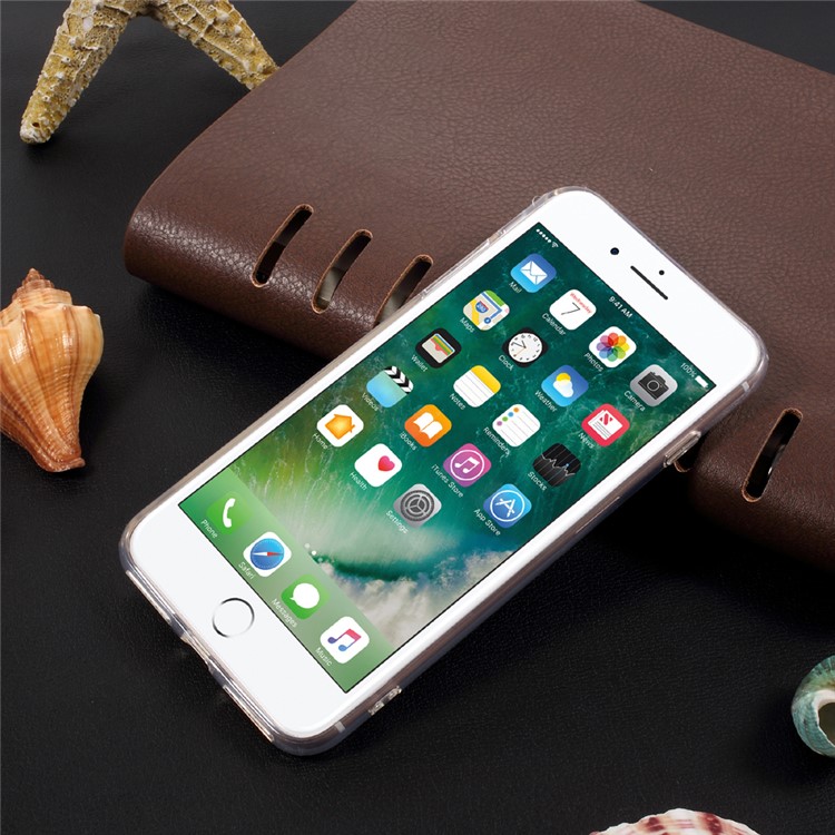 KANJIAN Transparent Clear Cell Phone Case (PC + TPU) for iPhone 7 Plus 5.5 Inch-2