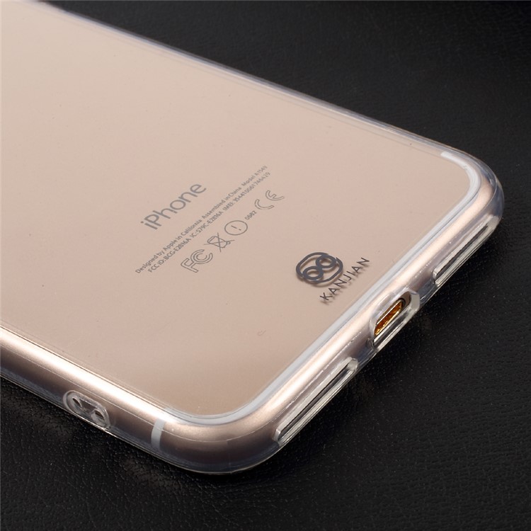 KANJIAN Transparent Clear Cell Phone Case (PC + TPU) for iPhone 7 Plus 5.5 Inch-4