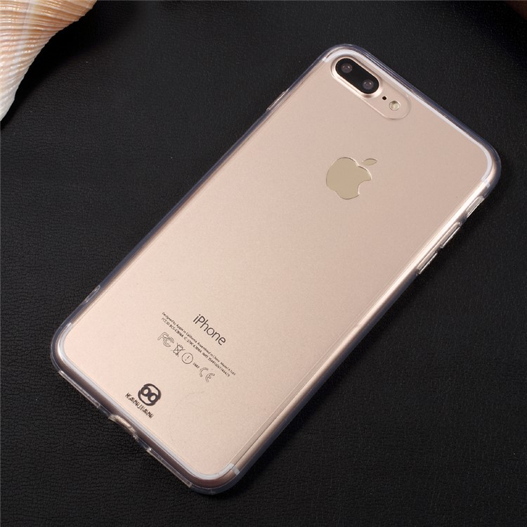 KANJIAN Transparent Clear Cell Phone Case (PC + TPU) for iPhone 7 Plus 5.5 Inch-5