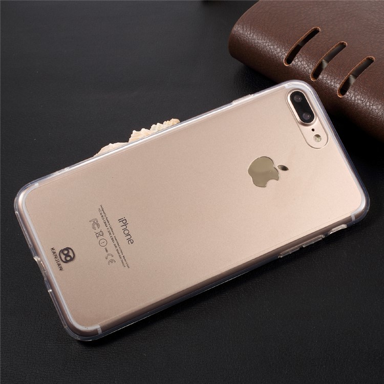 KANJIAN Transparent Clear Cell Phone Case (PC + TPU) for iPhone 7 Plus 5.5 Inch-6