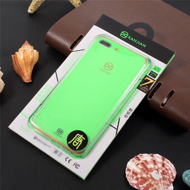 KANJIAN Transparent Clear Cell Phone Case (PC + TPU) for iPhone 7 Plus 5.5 Inch-8