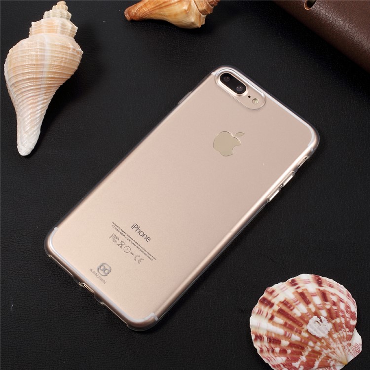 KANJIAN Transparent Clear Cell Phone Case (TPU) for iPhone 7 Plus-5