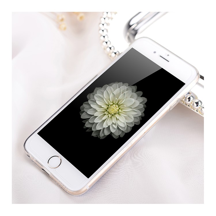 SULADA Blue-ray IMD Flash Powder TPU Phone Case for iPhone 6s Plus/6 Plus Gradient Color Style - Red-2