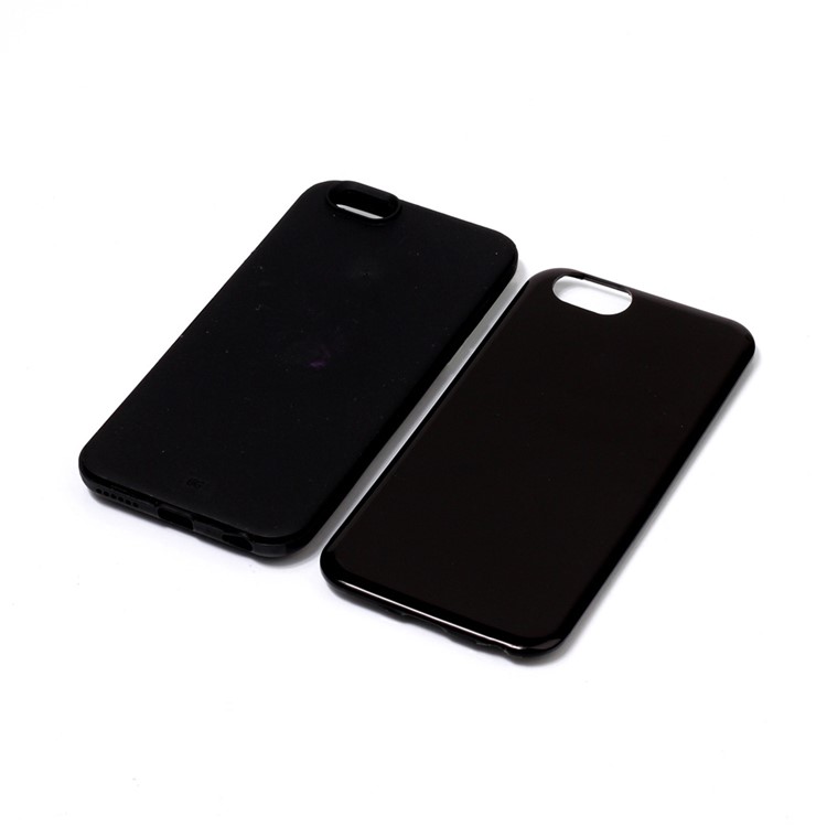 2-in-1 Hybrid Glossy Cellphone Back Case for iPhone 6s 6 (PC + TPU) - Black-5