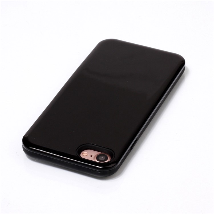 Glossy PC TPU Combo Mobile Cover for iPhone 7 4.7 inch - Black-4