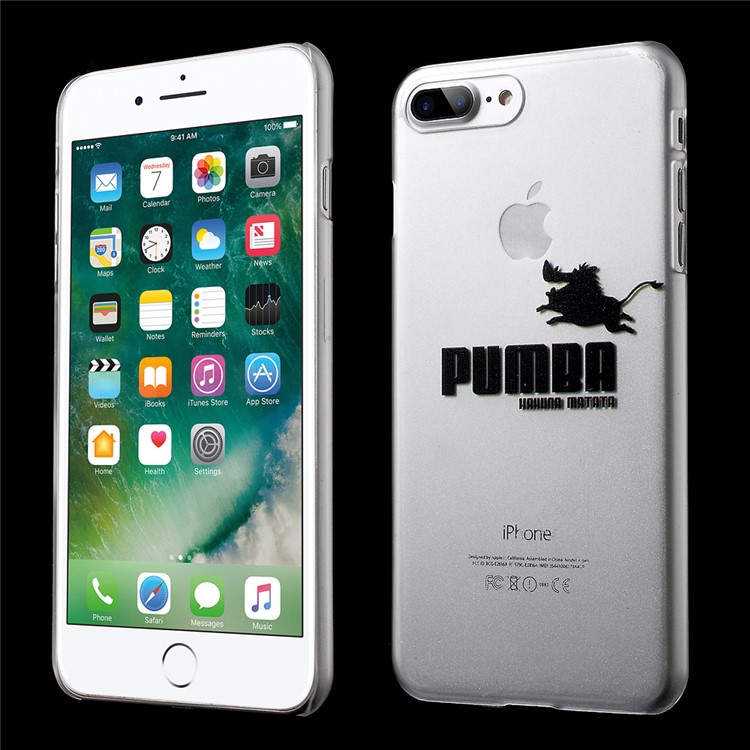 PUMBA Hakuna Matata Printing Matte Clear PC Cover for iPhone 7 Plus 5.5 inch-1