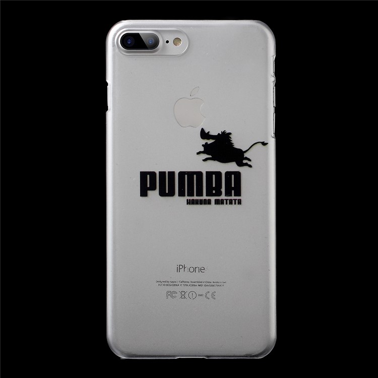 PUMBA Hakuna Matata Printing Matte Clear PC Cover for iPhone 7 Plus 5.5 inch-2