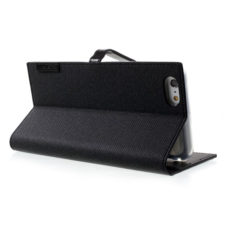 MERCURY GOOSPERY Milano Diary Wallet Leather Case for iPhone 6s 6 4.7 inch - Black-4