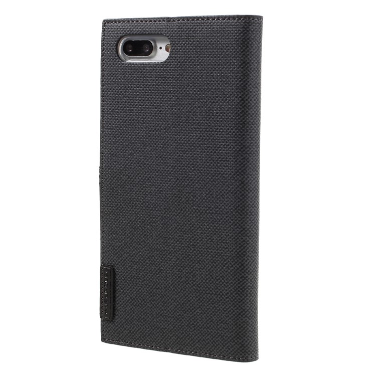 MERCURY GOOSPERY Milano Diary for iPhone 7 Plus 5.5 Wallet Leather Case Phone Cover - Black-2