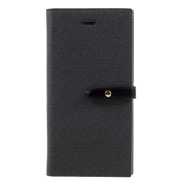 MERCURY GOOSPERY Milano Diary for iPhone 7 Plus 5.5 Wallet Leather Case Phone Cover - Black-3