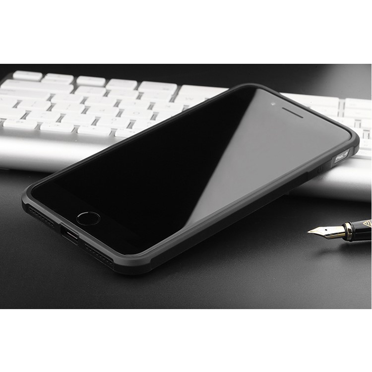 Auspicious Dragon Pattern Drop-proof Imprint TPU Case for iPhone 7 Plus - Black-7