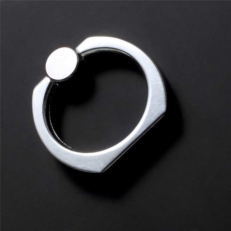 FSHANG Finger Ring Kickstand Hard Phone Case for iPhone 6s Plus / 6 Plus - Black-6