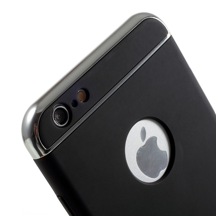 FSHANG Finger Ring Kickstand Hard Phone Case for iPhone 6s Plus / 6 Plus - Black-7