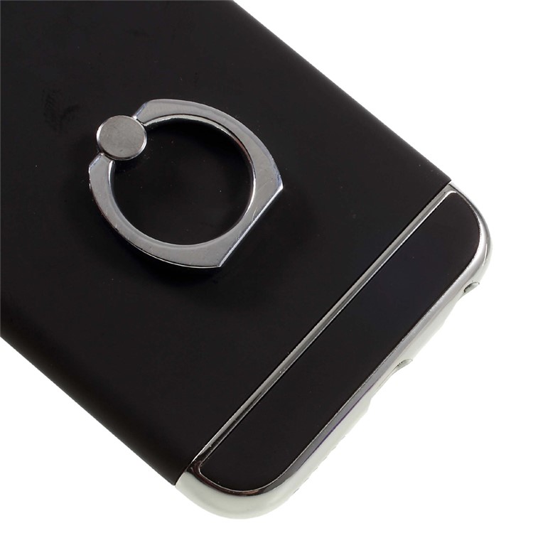 FSHANG Finger Ring Kickstand Hard Phone Case for iPhone 6s 6 - Black-7