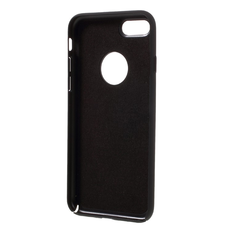 COBLUE Dazzle Wind Series Rubberized PC Phone Case with Kickstand for iPhone 7 - Black-8