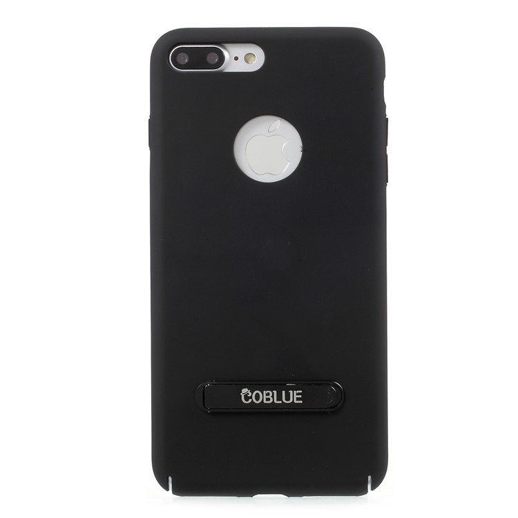 COBLUE Dazzle Wind Series Rubberized Phone Case PC Kickstand for iPhone 7 Plus - Black-2
