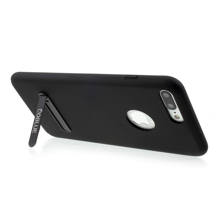 COBLUE Dazzle Wind Series Rubberized Phone Case PC Kickstand for iPhone 7 Plus - Black-5