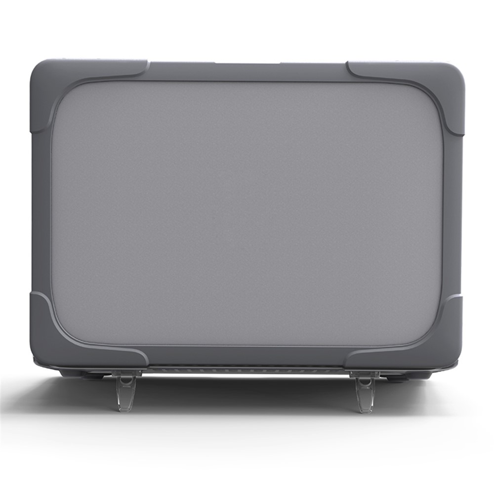 Kickstand See-through Full Protection PC TPU Laptop Case for Macbook Air 13.3 Inch - Grey-15