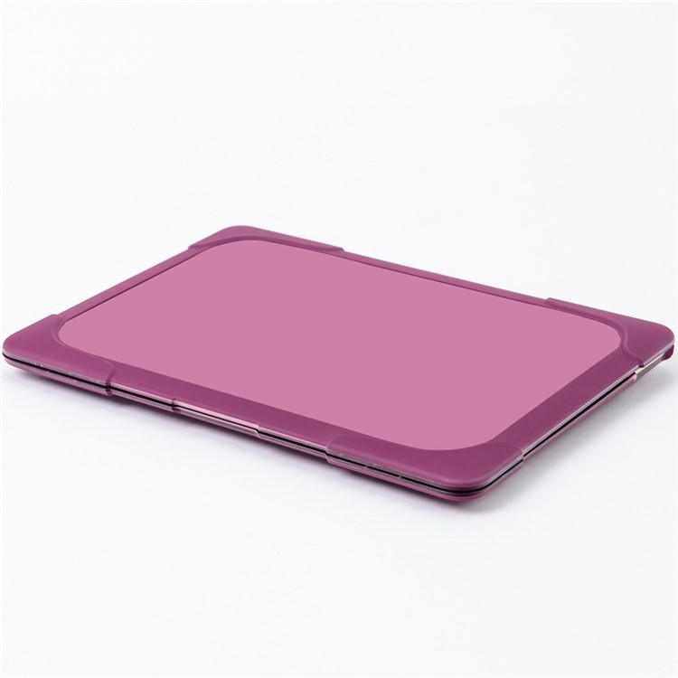 Béquille PC TPU See-thru Snap-on Housse Pour Macbook 12 Pouces Avec Écran Rétine (2015) - Violet-11