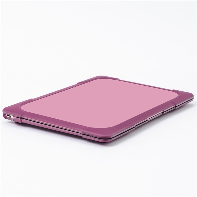 Béquille PC TPU See-thru Snap-on Housse Pour Macbook 12 Pouces Avec Écran Rétine (2015) - Violet-12