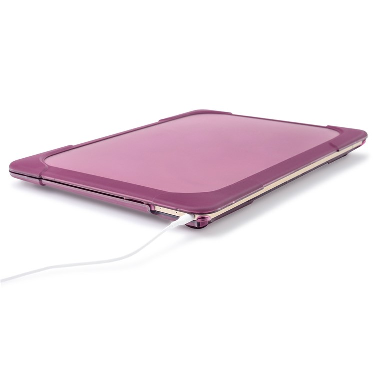 Béquille PC TPU See-thru Snap-on Housse Pour Macbook 12 Pouces Avec Écran Rétine (2015) - Violet-20