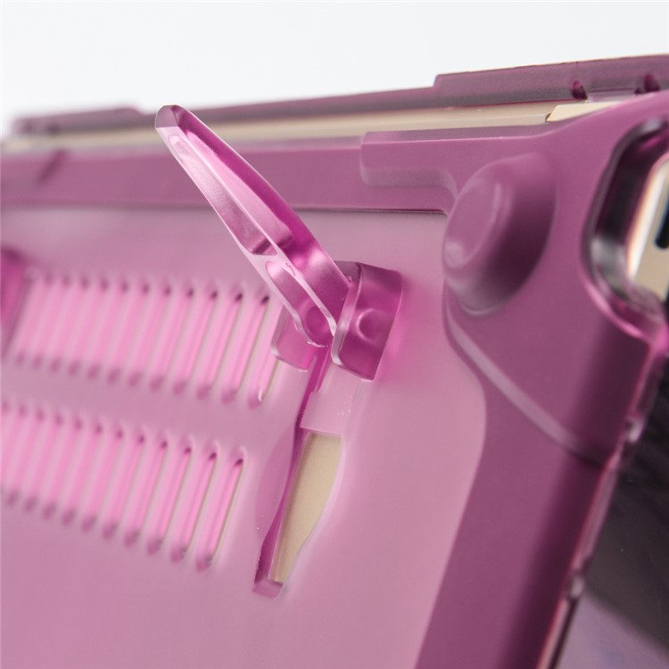 Béquille PC TPU See-thru Snap-on Housse Pour Macbook 12 Pouces Avec Écran Rétine (2015) - Violet-23