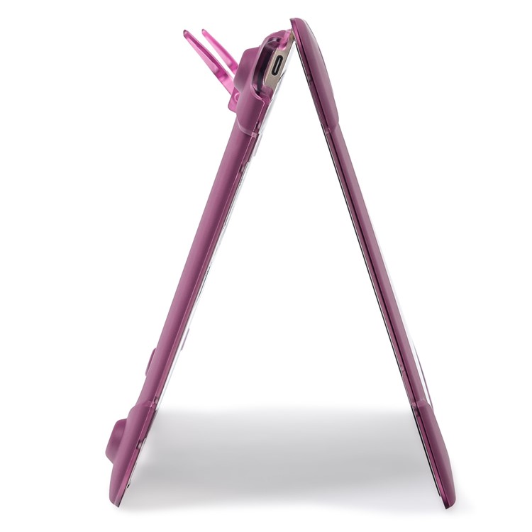 Béquille PC TPU See-thru Snap-on Housse Pour Macbook 12 Pouces Avec Écran Rétine (2015) - Violet-24