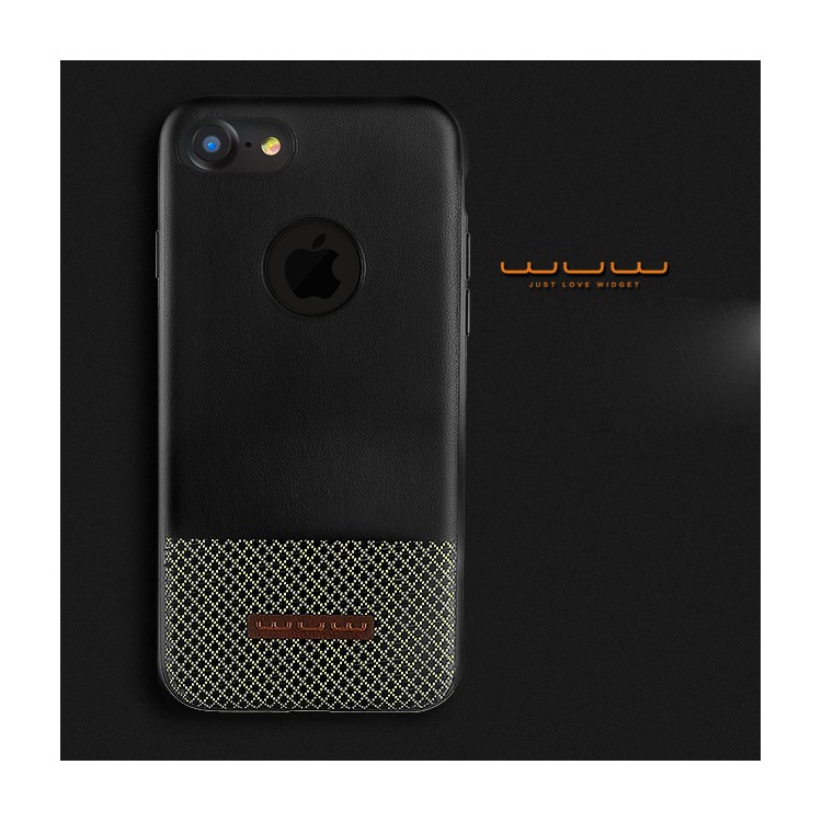 WUW Trendy Splicing Mobile Phone Case for iPhone 7 Plus (Leather + Fabric + TPU)-2