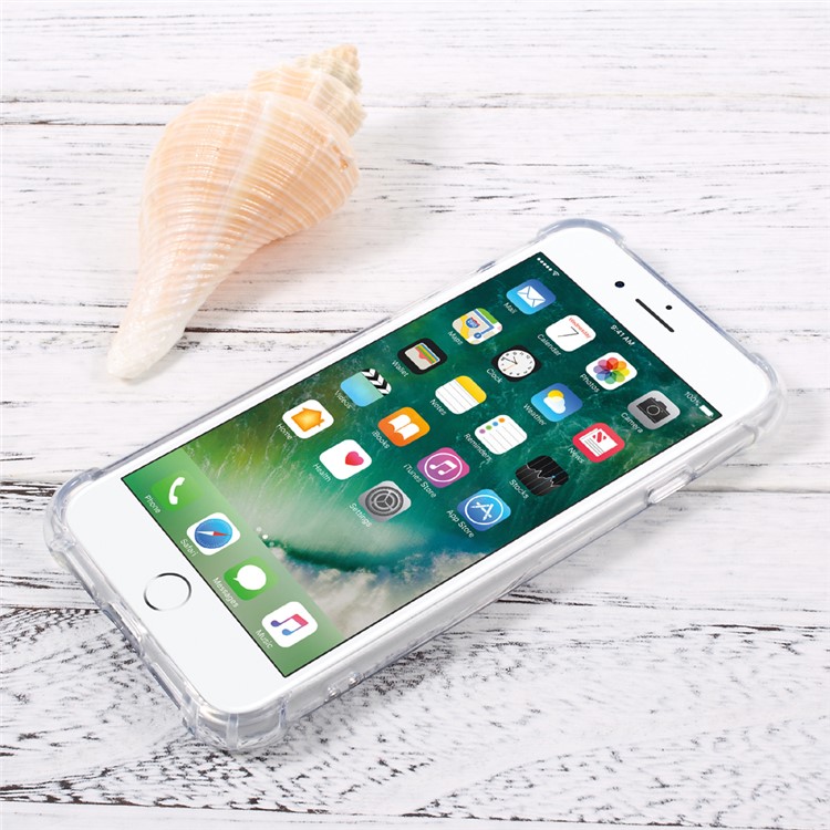 Air-cushioning Corners Drop-proof Phone Case for iPhone 7 (PC + TPU) - Snow Mountain-2