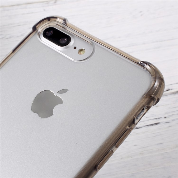 Scratch-proof Hybrid Mobile Phone Case for iPhone 7 Plus (PC + Anti-yellowing Bayer 3695 TPU) - Grey-5