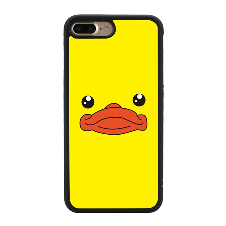 Cartoon Pattern Glossy TPU Phone Case for iPhone 7 Plus 5.5 inch - Duck-1