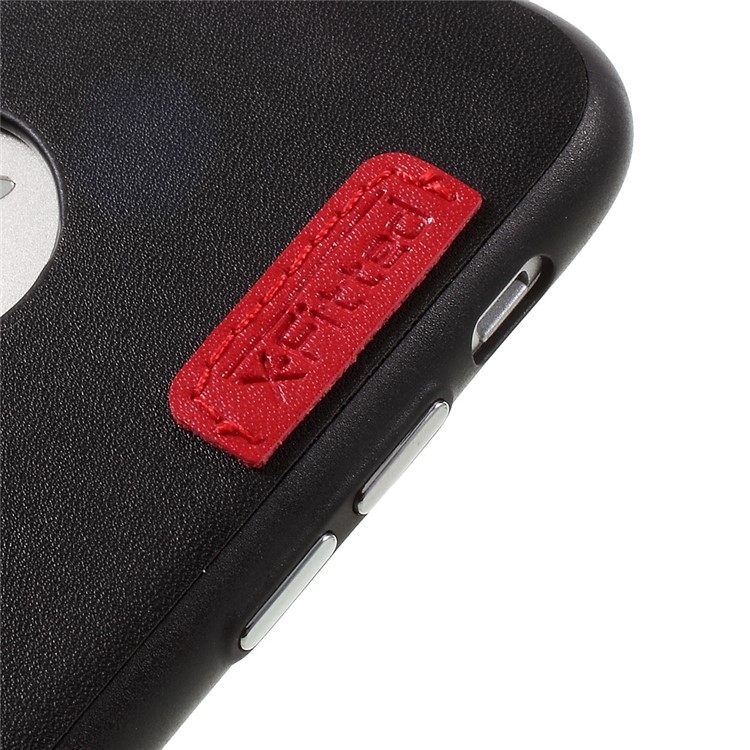 X-FITTED Embroidery Phone Case for iPhone 7 Plus (PC + TPU + PU Leather Hybrid) - Cool Skull-5